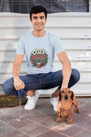 Cozy Holiday Club T-Shirt — Festive Christmas Cozy Cocoa Graphic Tee