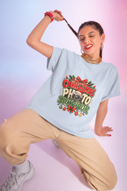 Christmas Photo Survivor T-Shirt — Funny Holiday Graphic Tee