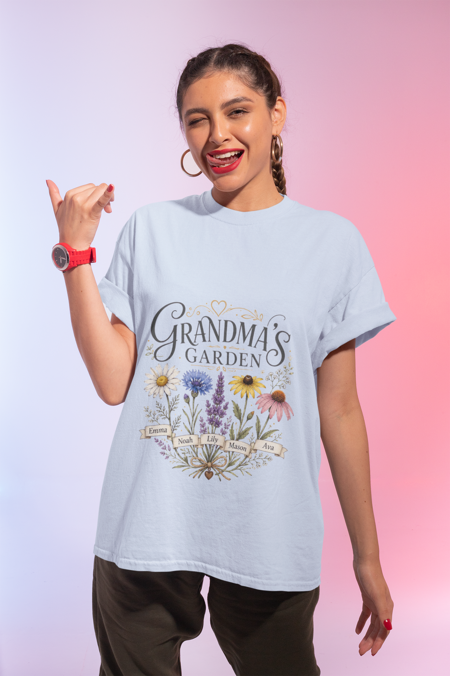 Grandma's Garden T-Shirt — Floral ‘Grandma’s Garden’ Gift Tee