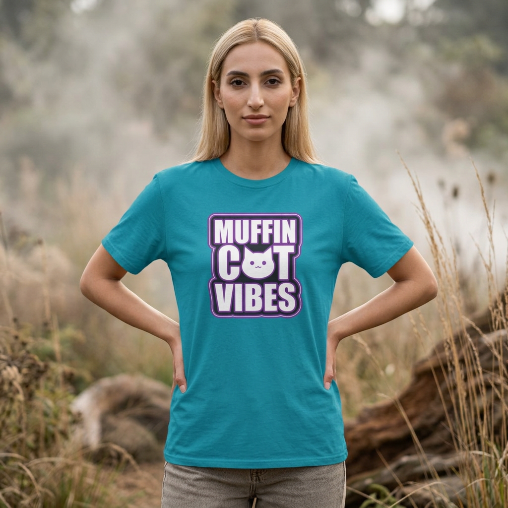 Muffin Cut Vibes T-Shirt — Cute Cat Graphic Tee - Trending Now - August 2026