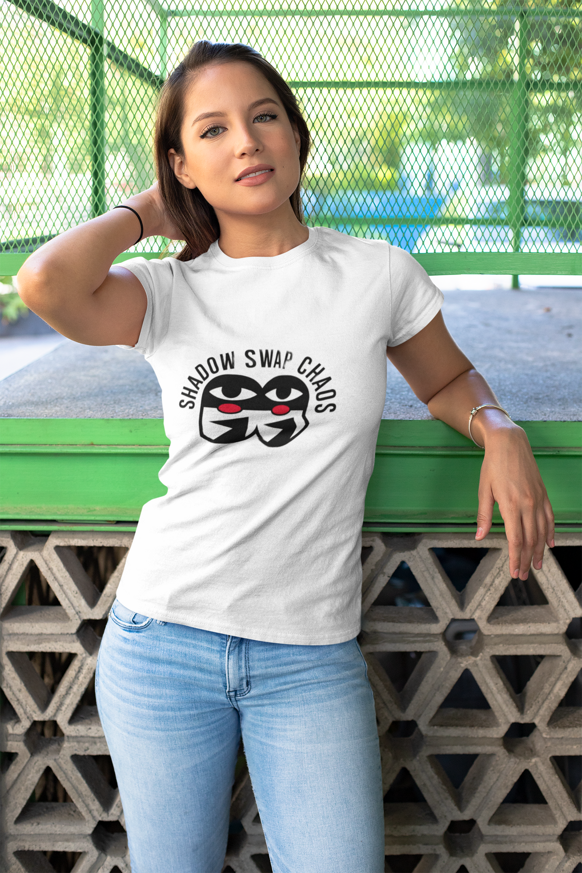 Shadow Swap Chaos T-Shirt — Graphic Anime Mask Tee - Trending Now - August 2026