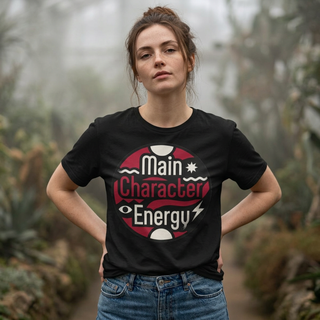 Main Character Energy T-Shirt — Bold Retro Graphic Tee - Trending Now - August 2026