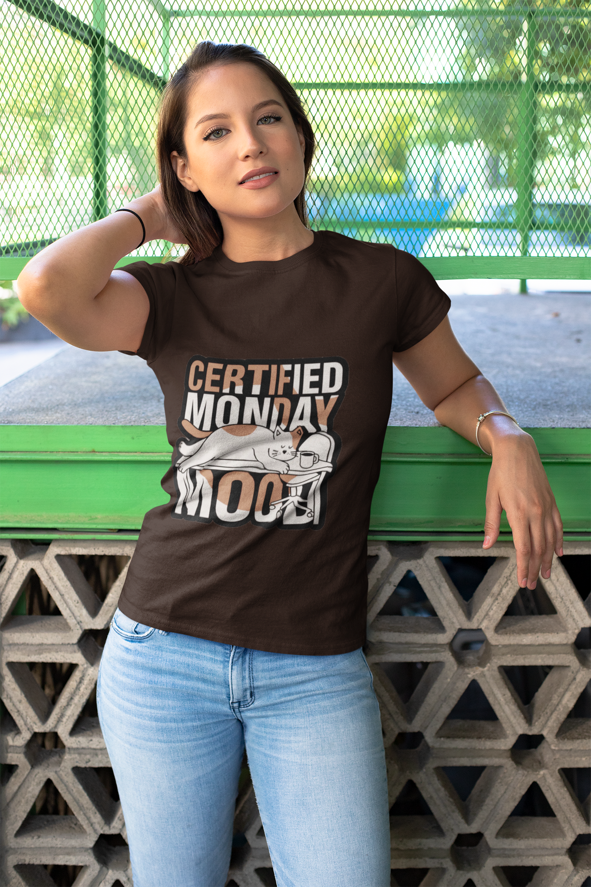 Certified Monday Mood T-Shirt — Funny Cat Graphic Tee - Trending Now - August 2026
