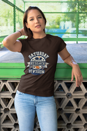 Saturday Research Division T-Shirt – Vintage Weekend Skull Tee - Trending Now - August 2026