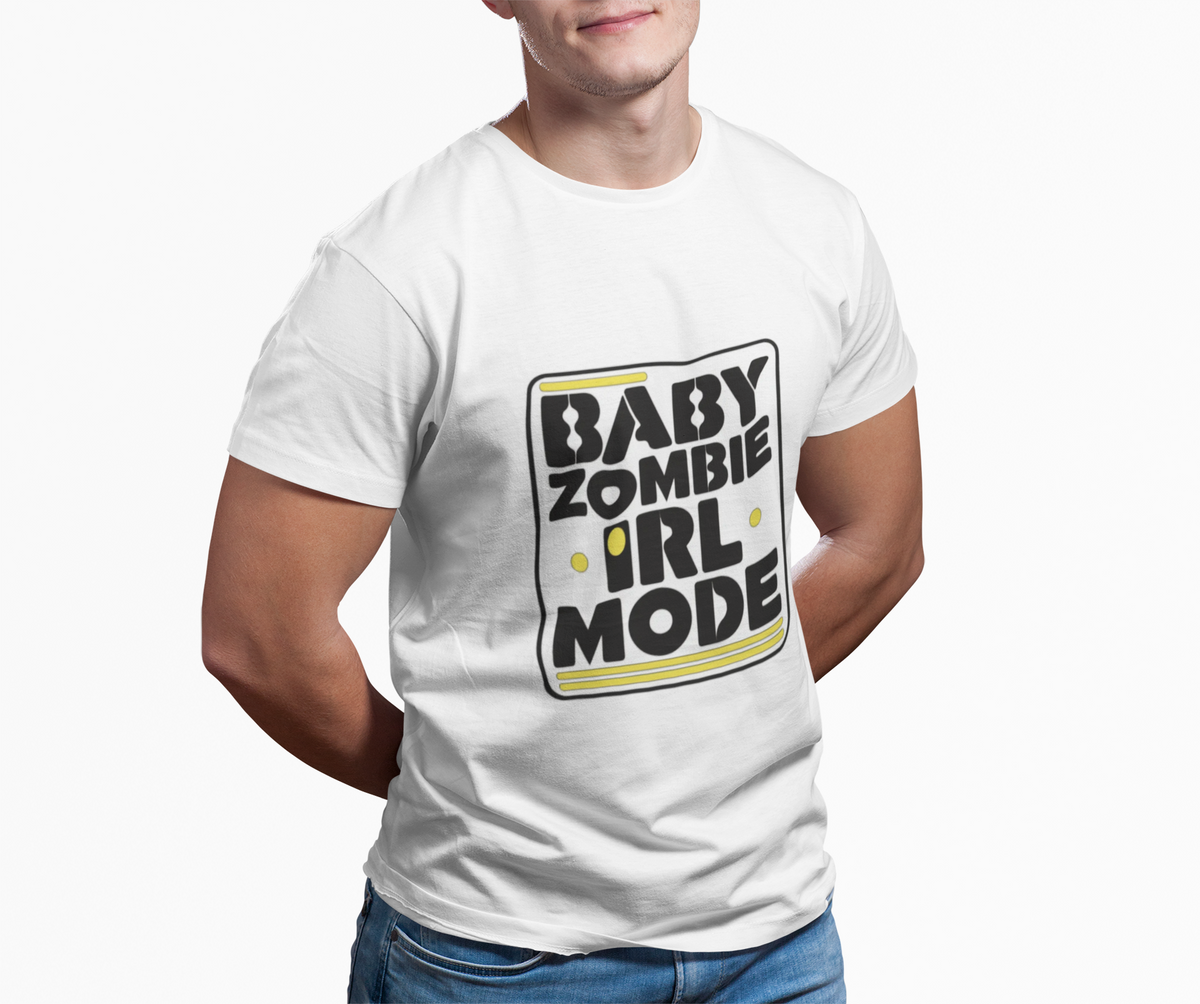 Baby Zombie T-Shirt — 'Baby Zombie IRL Mode' Cute Horror Tee for New Parents & Halloween - Trending Now - August 2026
