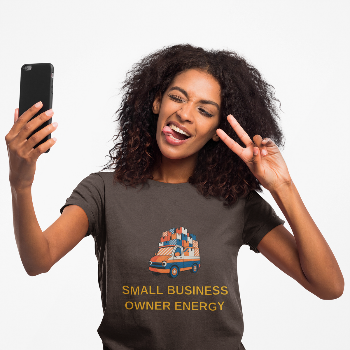 Small Business Owner Energy T‑Shirt — Delivery Van Stack Graphic Tee - Trending Now - August 2026