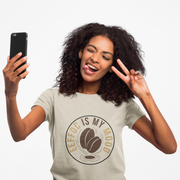 Coffee Is My Mood T-Shirt — Coffee Beans Graphic Tee for Coffee Lovers - Trending Now - August 2026