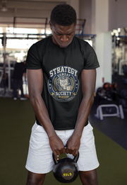 Strategy Society Sunday T‑Shirt — Retro Emblem Gaming / Strategy Club Tee - Trending Now - August 2026