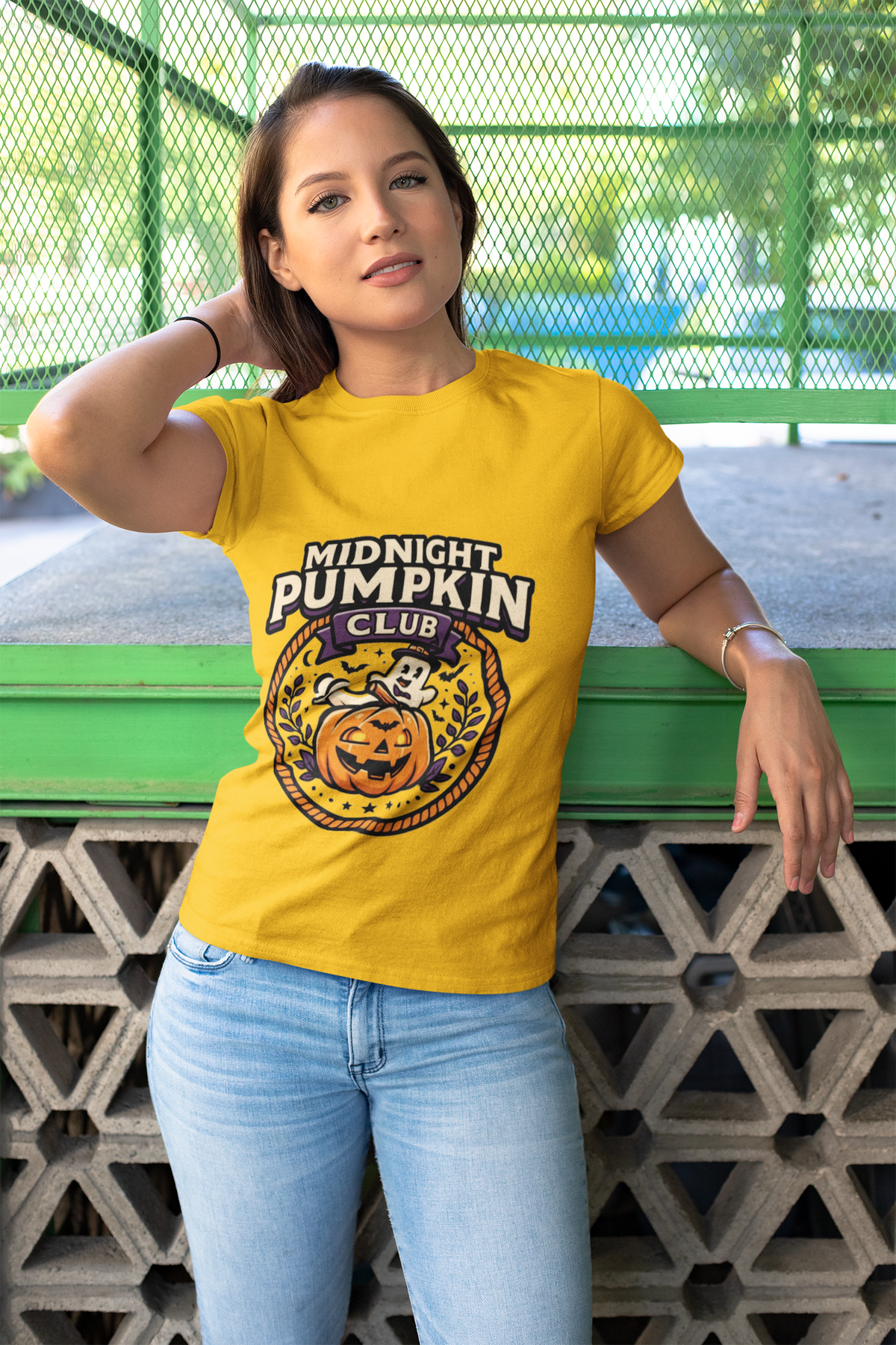 Midnight Pumpkin Club T-Shirt — Halloween Pumpkin Graphic Tee - Trending Now - August 2026