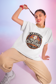 Certified Night Creature T-Shirt – Funny Halloween Bat Lover Tee - Trending Now - August 2026