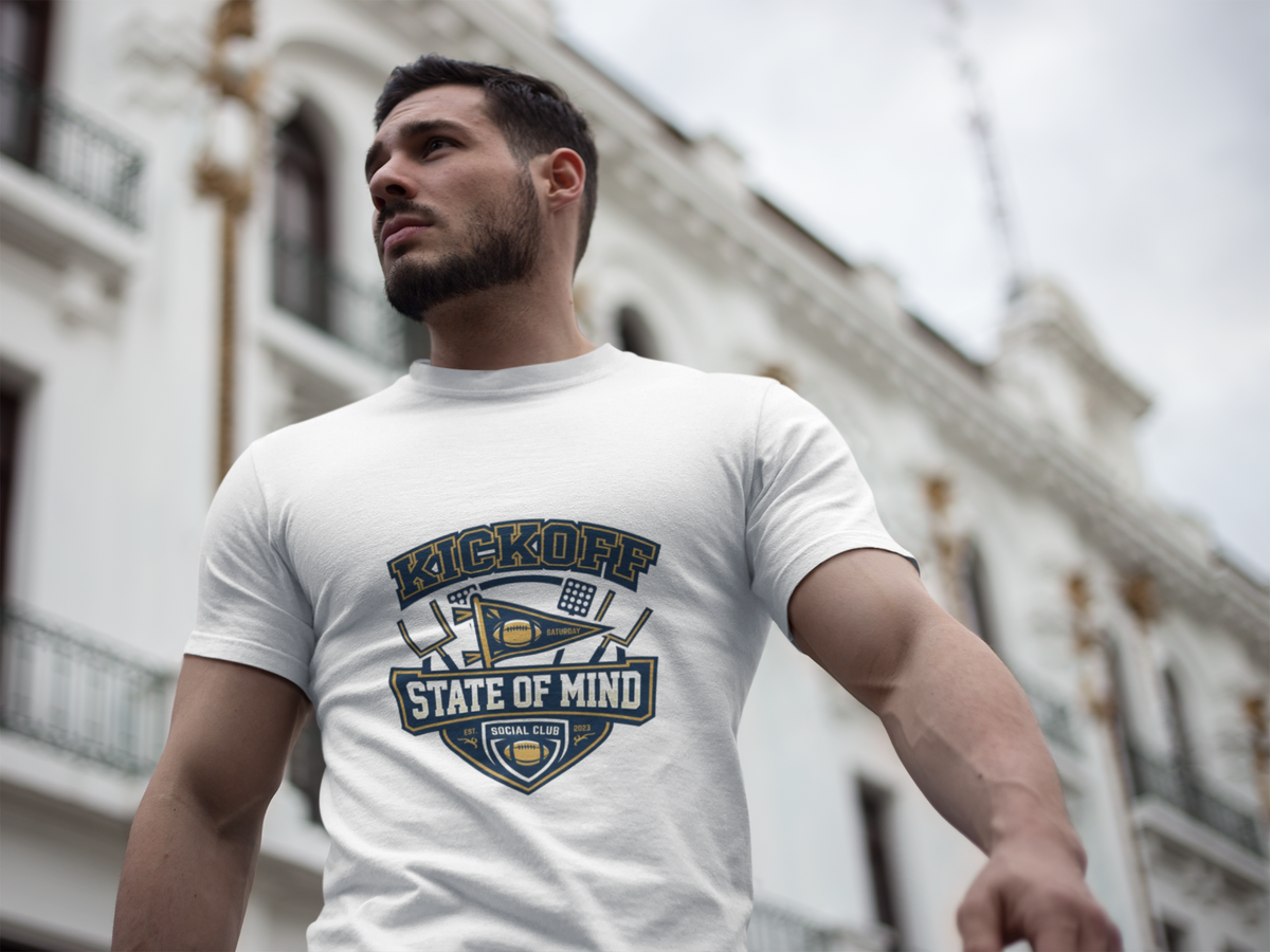 Kickoff Football Shield T‑Shirt — Game Day Vintage Style - Trending Now - August 2026