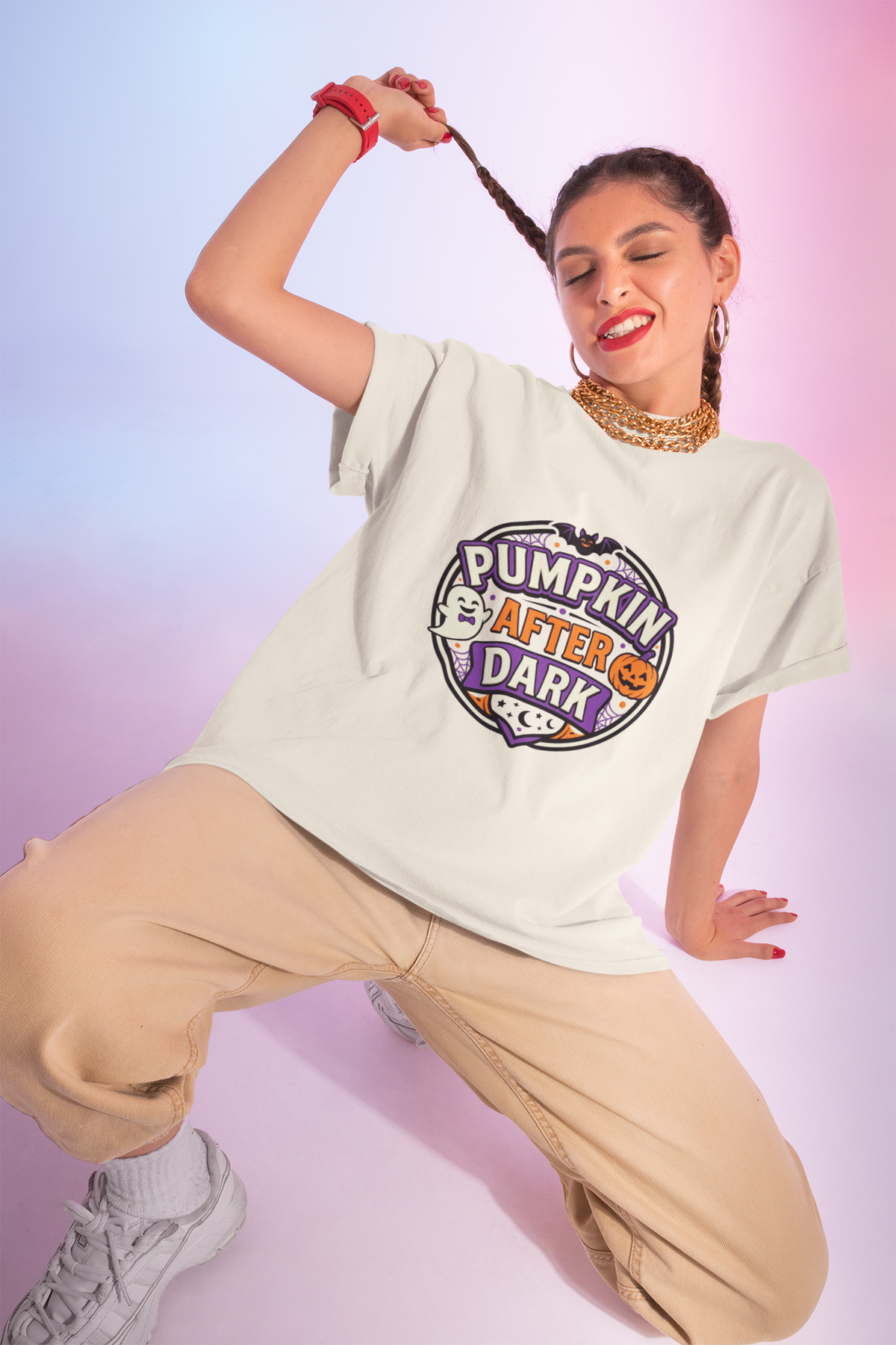 Pumpkin After Dark T‑Shirt — Halloween Pumpkin Patch Graphic Tee - Trending Now - August 2026