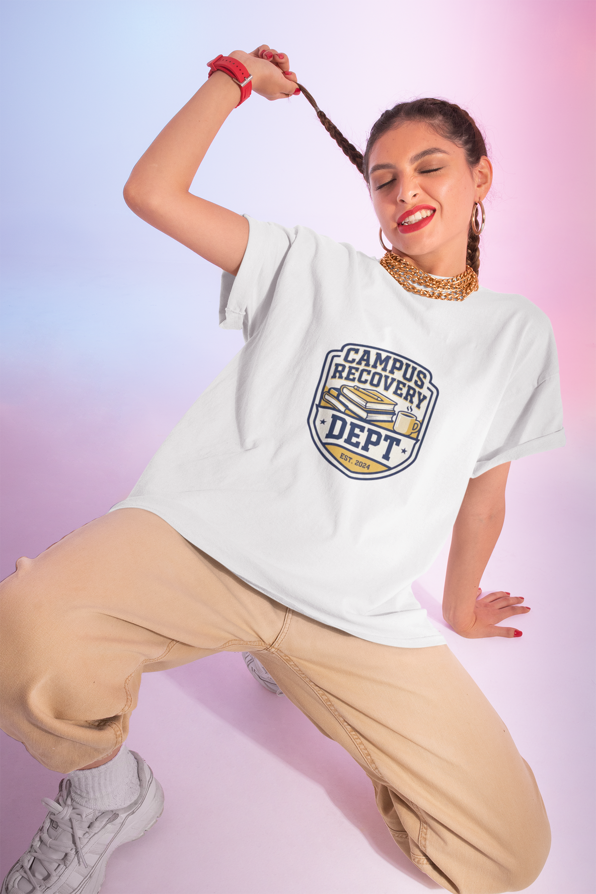 Campus Recovery Dept. T-Shirt — Collegiate Support Logo Tee - Trending Now - August 2026