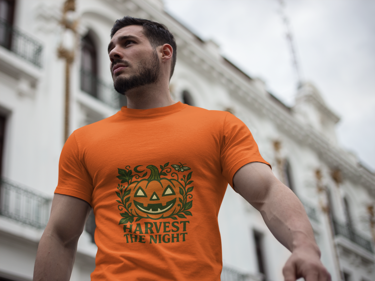 Pumpkin Patch Jack-O'-Lantern T‑Shirt – Halloween Pumpkin Graphic Tee - Trending Now - August 2026