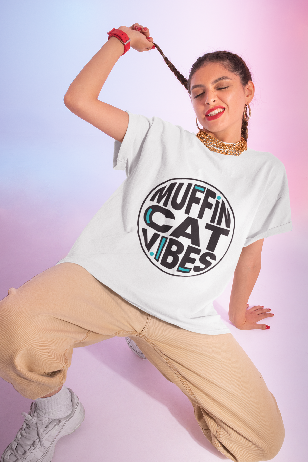 Muffin Cat Vibes T-Shirt - Trending Now - August 2026