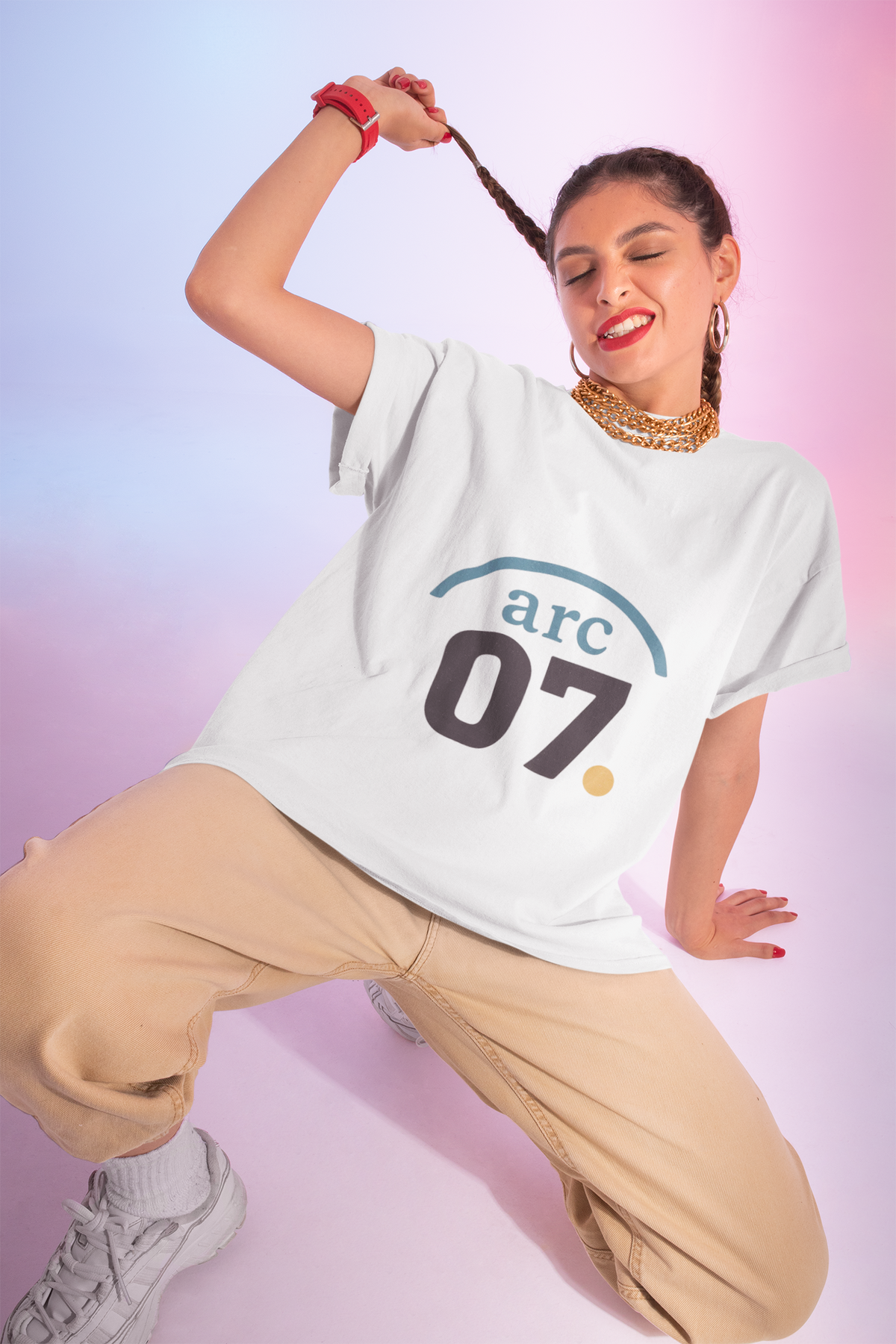 Arc 07 Minimalist Graphic T‑Shirt — Subtle Tech Logo Tee - Trending Now - August 2026