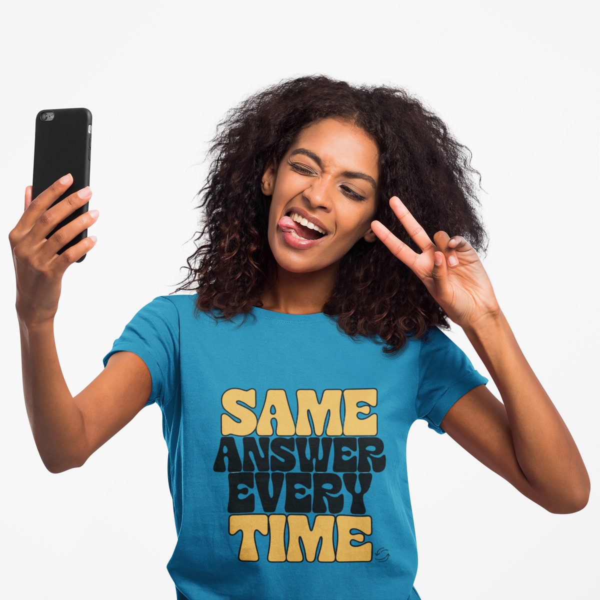 T-Shirt — "Same Answer Every Time" Retro Graphic Tee - Trending Now - August 2026