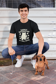 Fall Hikes Bear T-Shirt — "Easily Distracted By Fall Hikes" Autumn Hiking Tee - Trending Now - October 2026