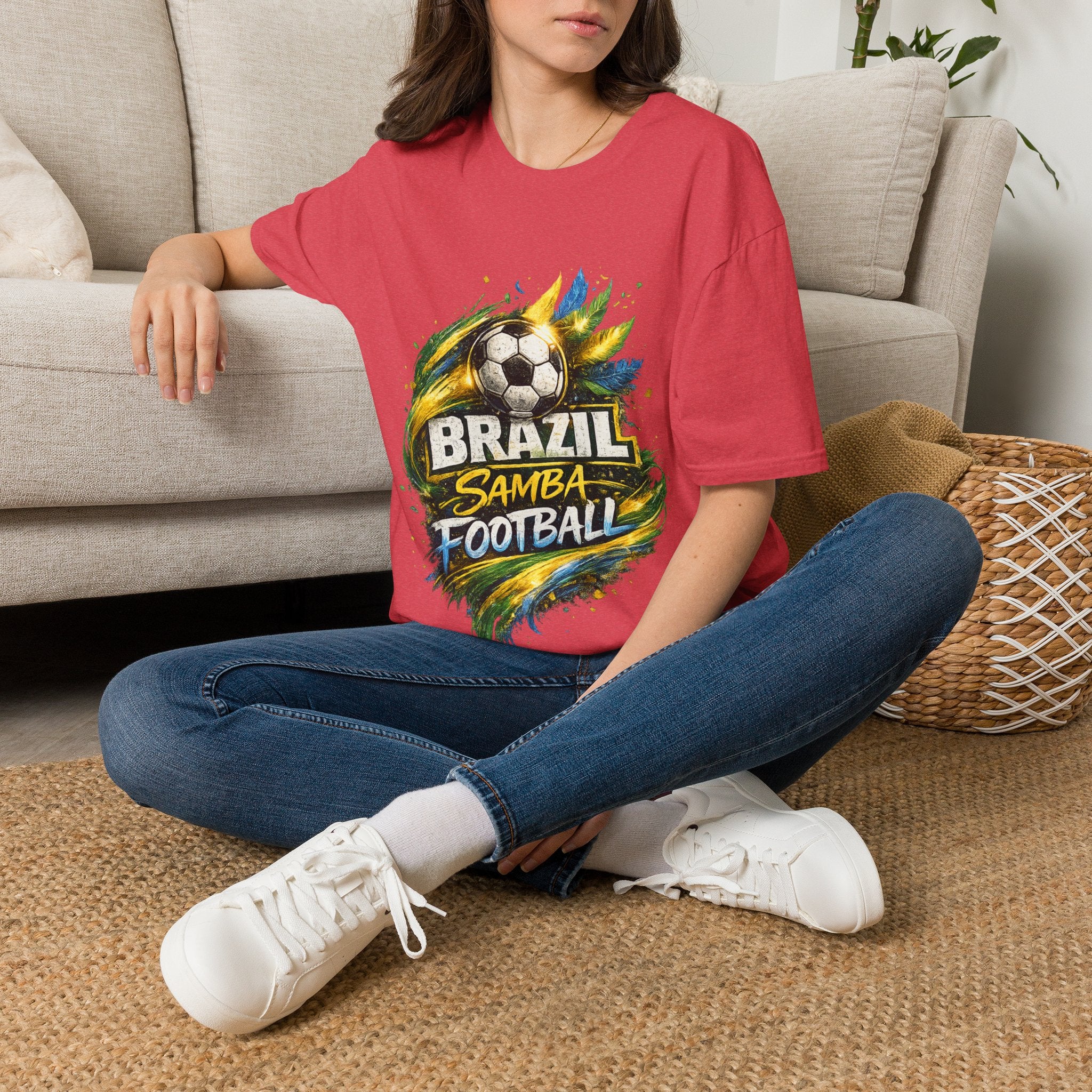 Brazil Samba Football T‑Shirt