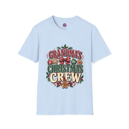 T-Shirt — Grandma's Christmas Crew Holiday Tee