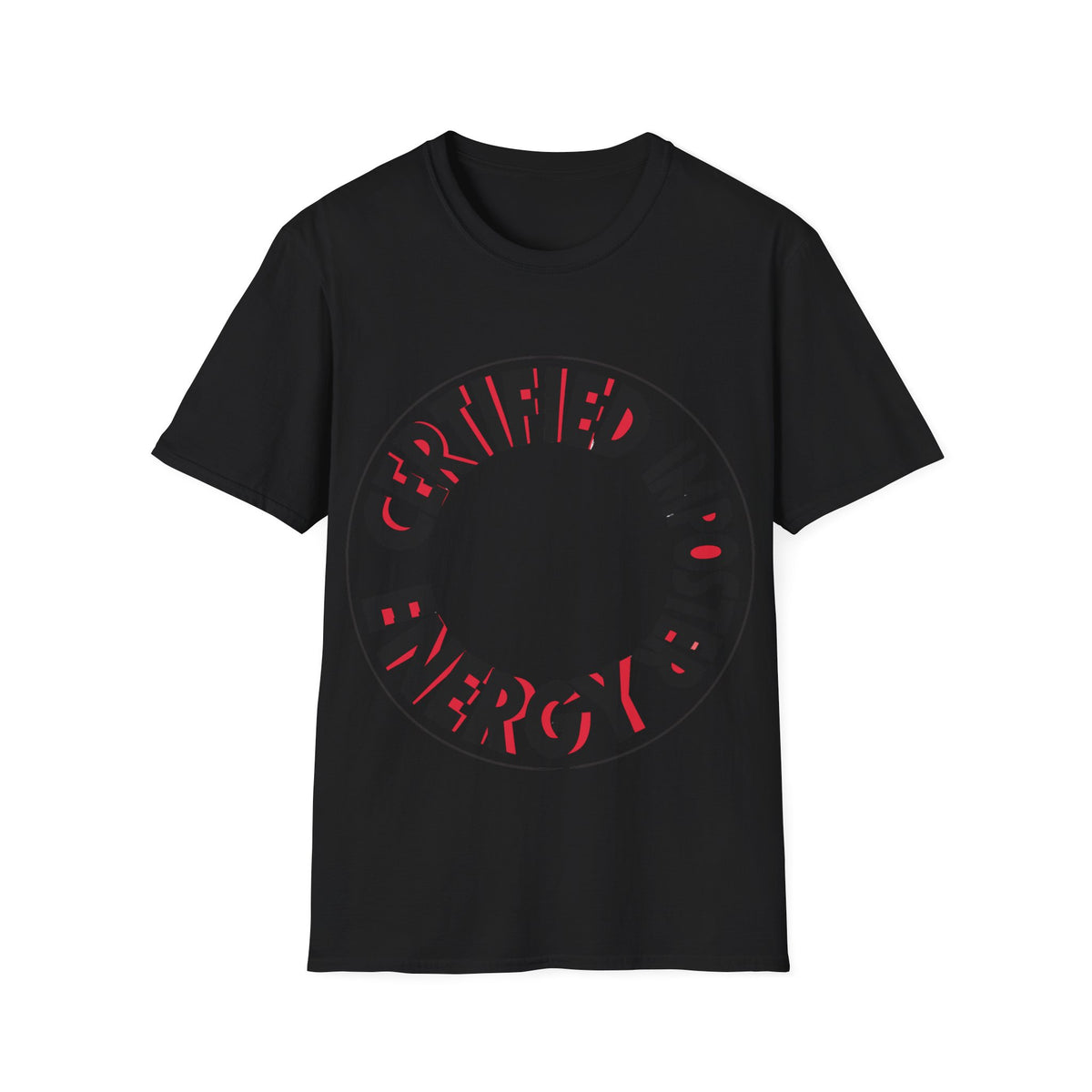 Certified Imposter Energy Retro Circular Tee - Funny Gaming Slogan Graphic T-Shirt - Trending Now - September 2026