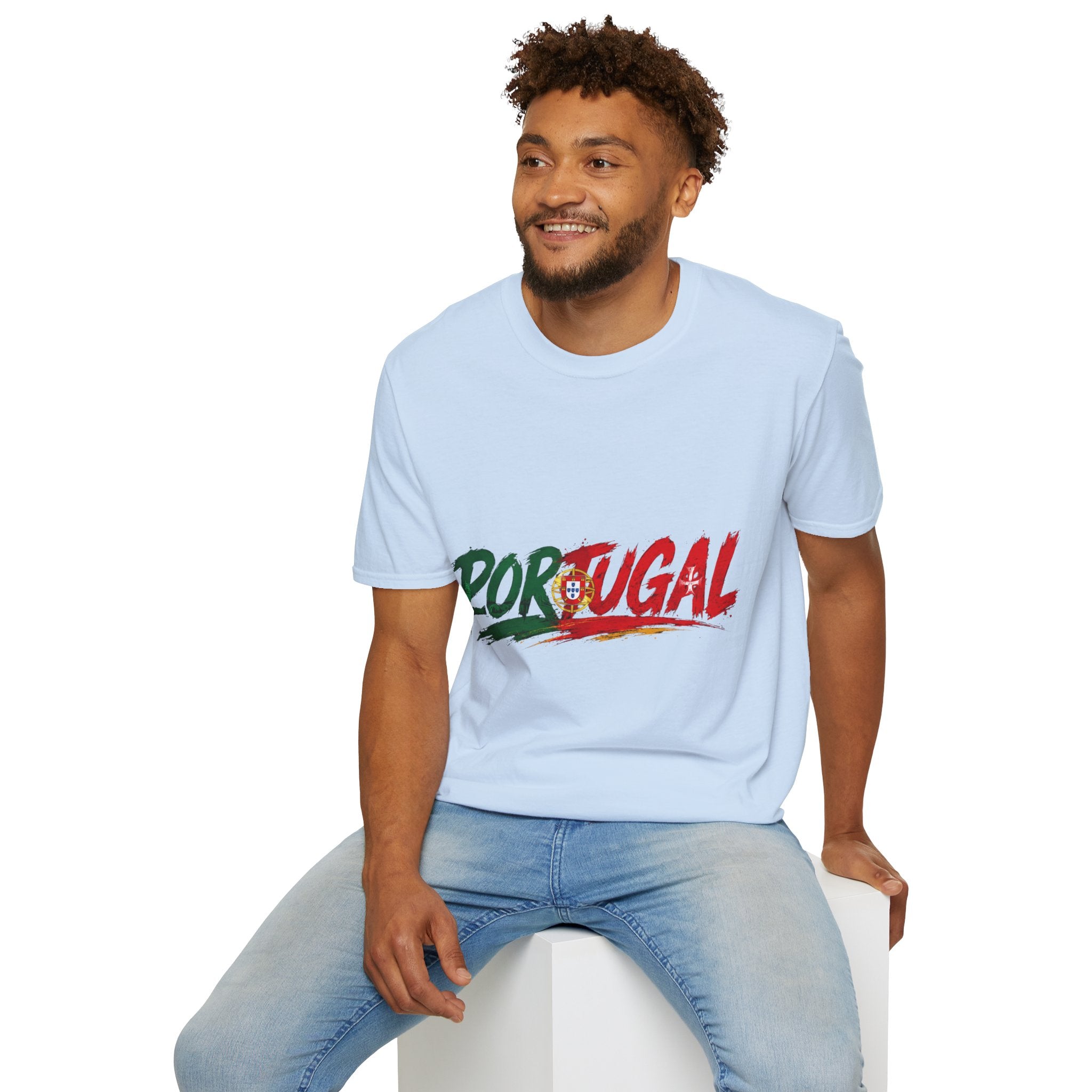 Portugal Flag Script T-Shirt — Portuguese Pride Tee