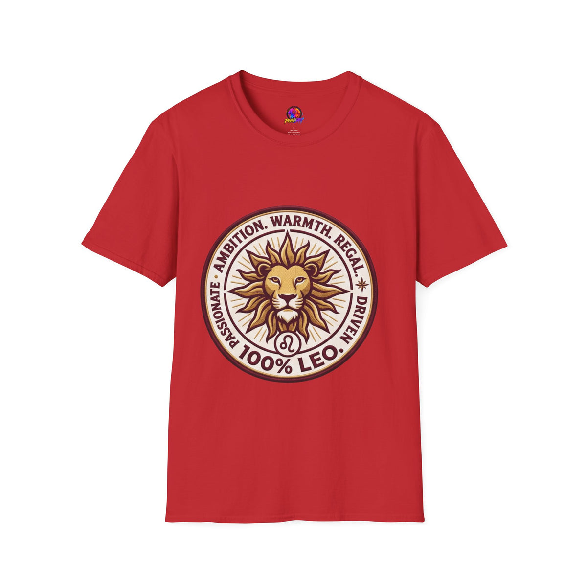 Leo Zodiac Lion T-Shirt — Ambition, Warmth & Regal Pride Graphic Tee
