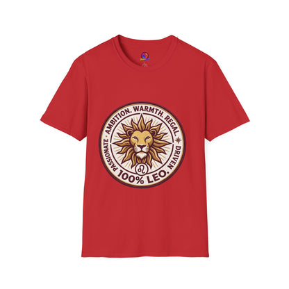 Leo Zodiac Lion T-Shirt — Ambition, Warmth & Regal Pride Graphic Tee