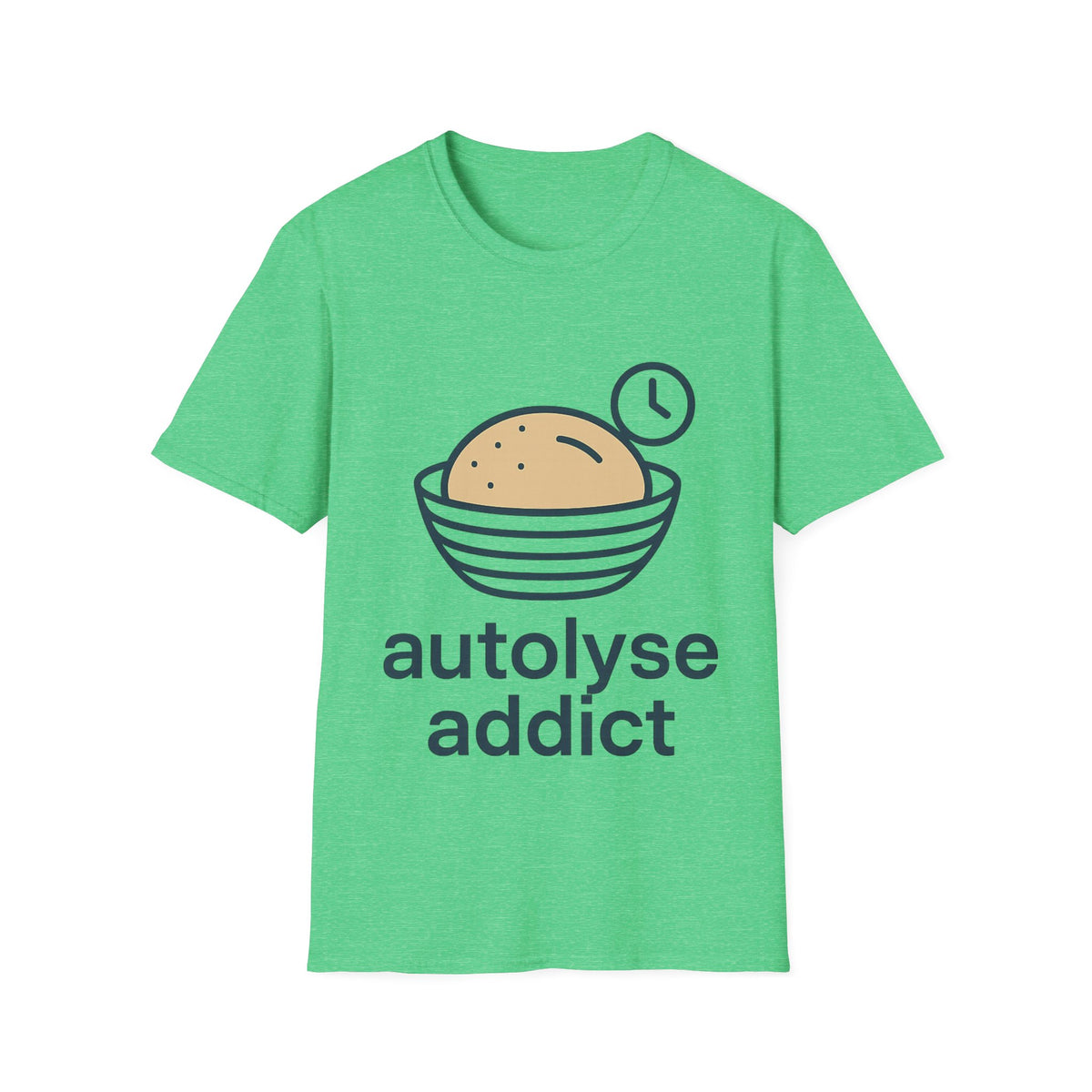 "Autolyse Addict" Funny Sourdough Baking Tee - Cute Bread Maker Pastry White T-Shirt - Trending Now - September 2026