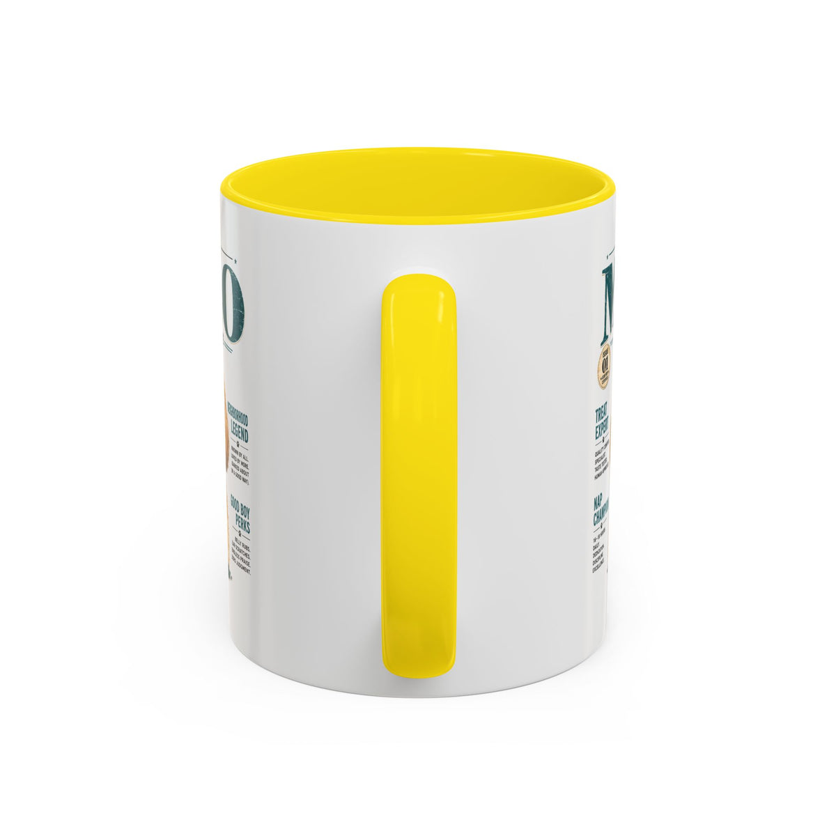 Milo Bailey Dog Dad Mom Milo Magazine-Style Accent Coffee Mug — Cute Dog Portrait