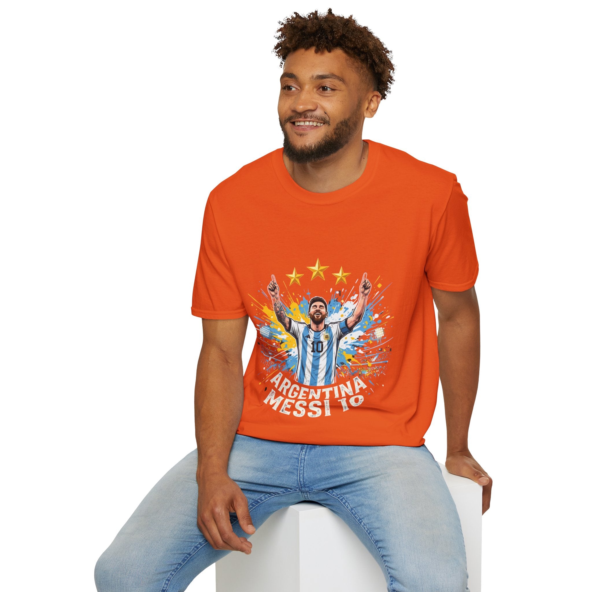 Argentina Messi  Soccer T‑Shirt — Argentina Messi 10 Fan Tee