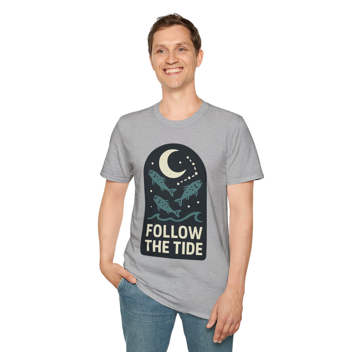 Follow the Tide Moon Graphic T-Shirt - Trending Now - September 2026