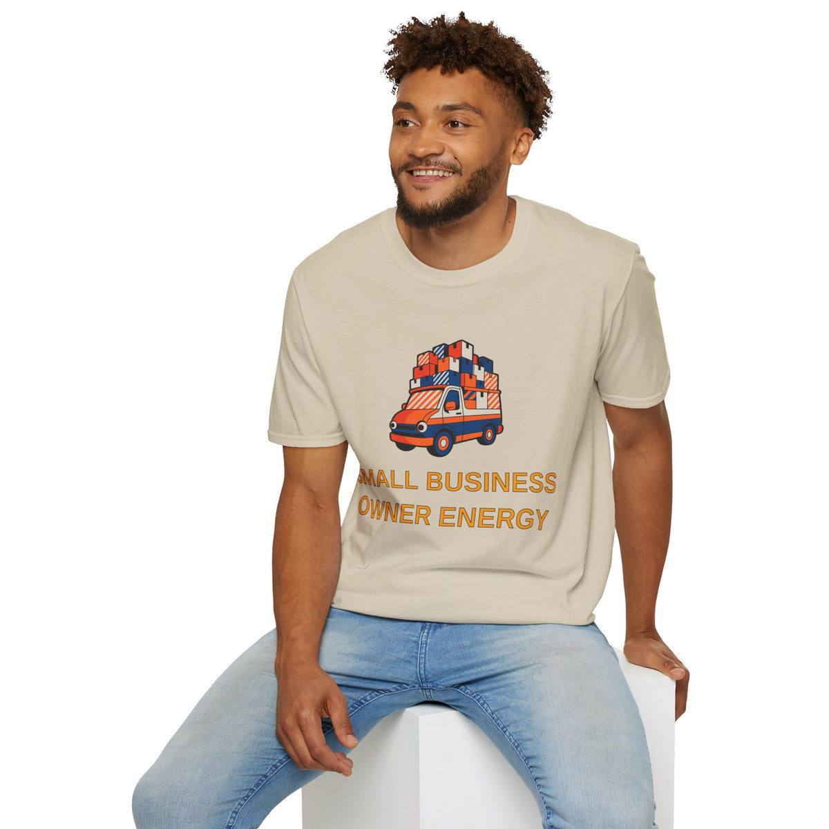 Small Business Owner Energy T‑Shirt — Delivery Van Stack Graphic Tee - Trending Now - August 2026