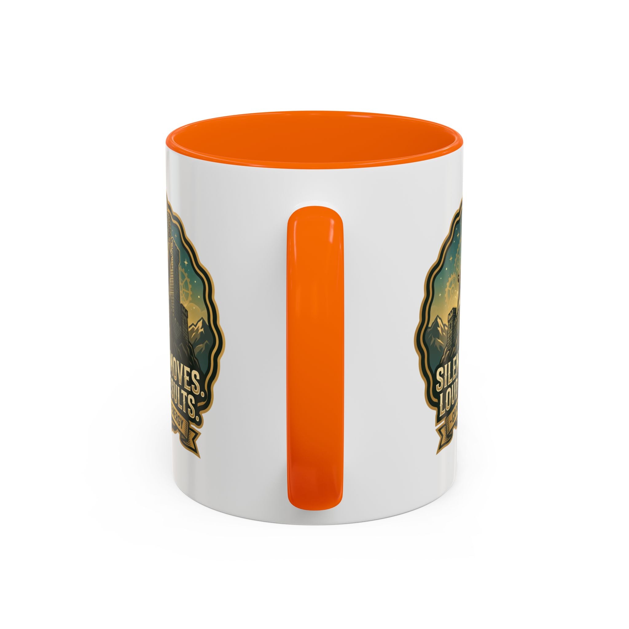Capricorn Coffee Mug - "Silent Moves. Loud Results." Zodiac Goat Accent Mug