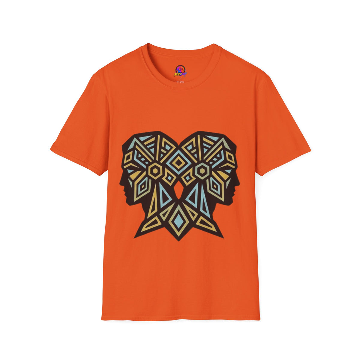 Geometric Elephant Tee — Tribal Mosaic Elephant Graphic T-Shirt
