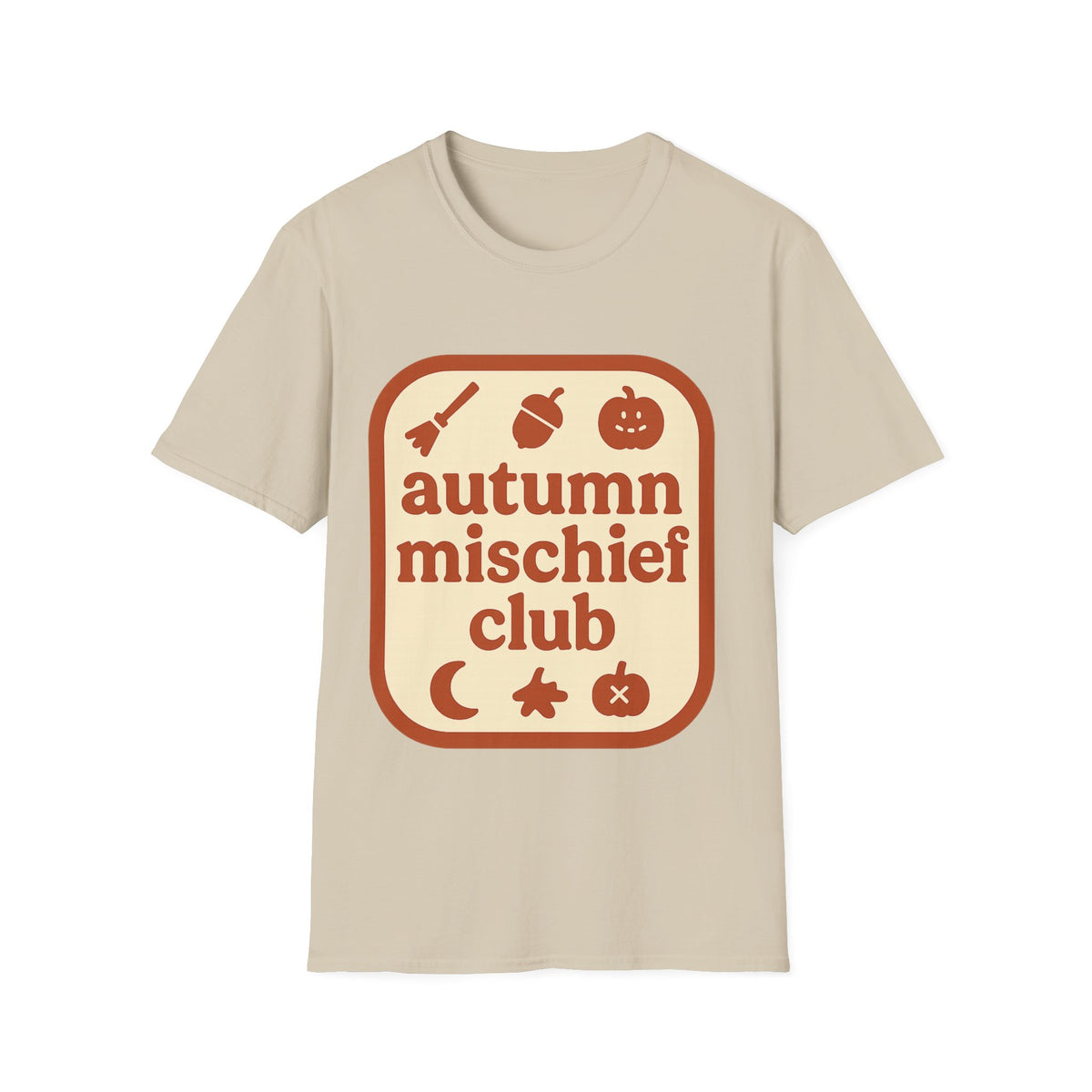 Autumn Mischief Club T-Shirt — Cozy Fall Graphic Tee - Trending Now - August 2026