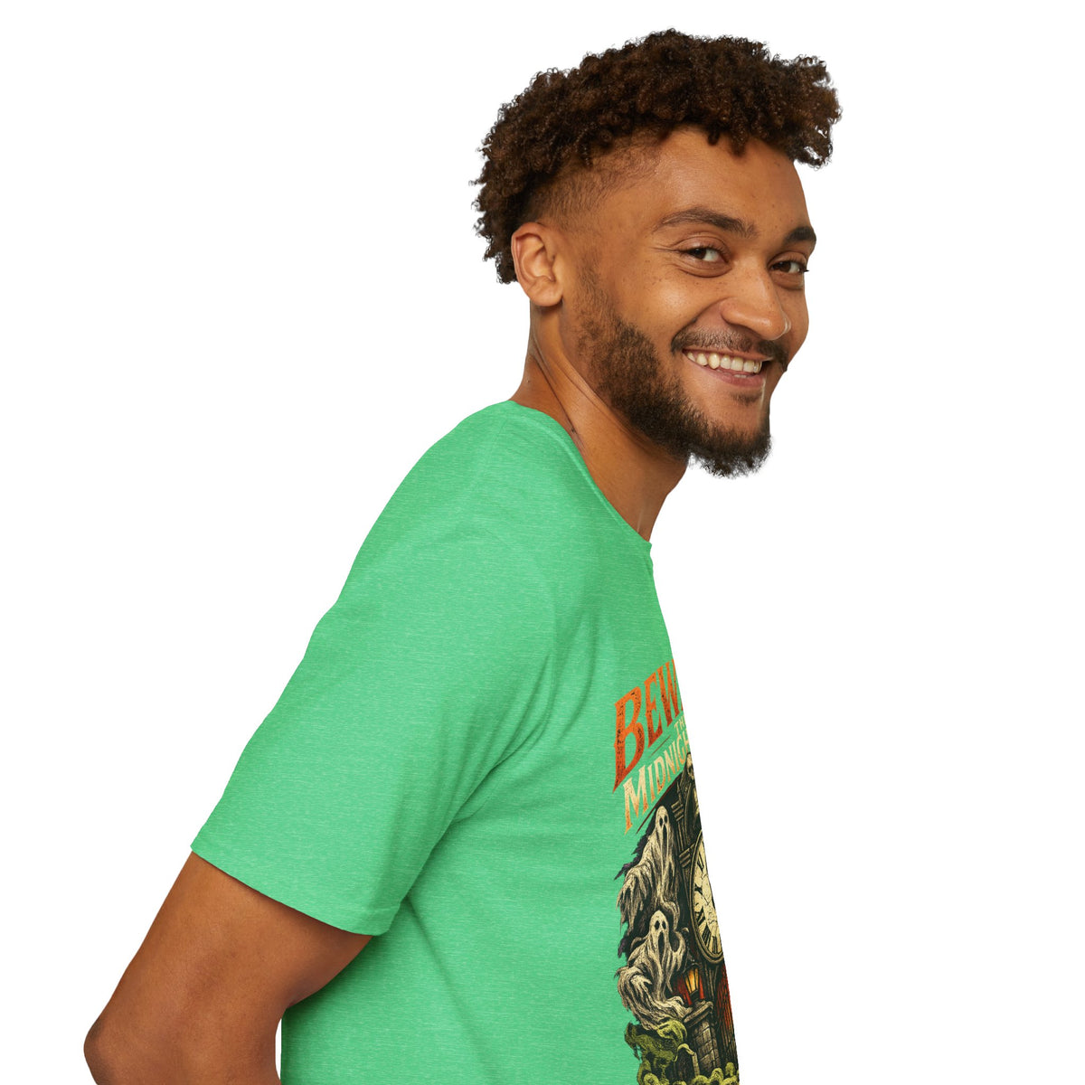 Halloween Beware Of Midnight Unisex Softstyle T-Shirt