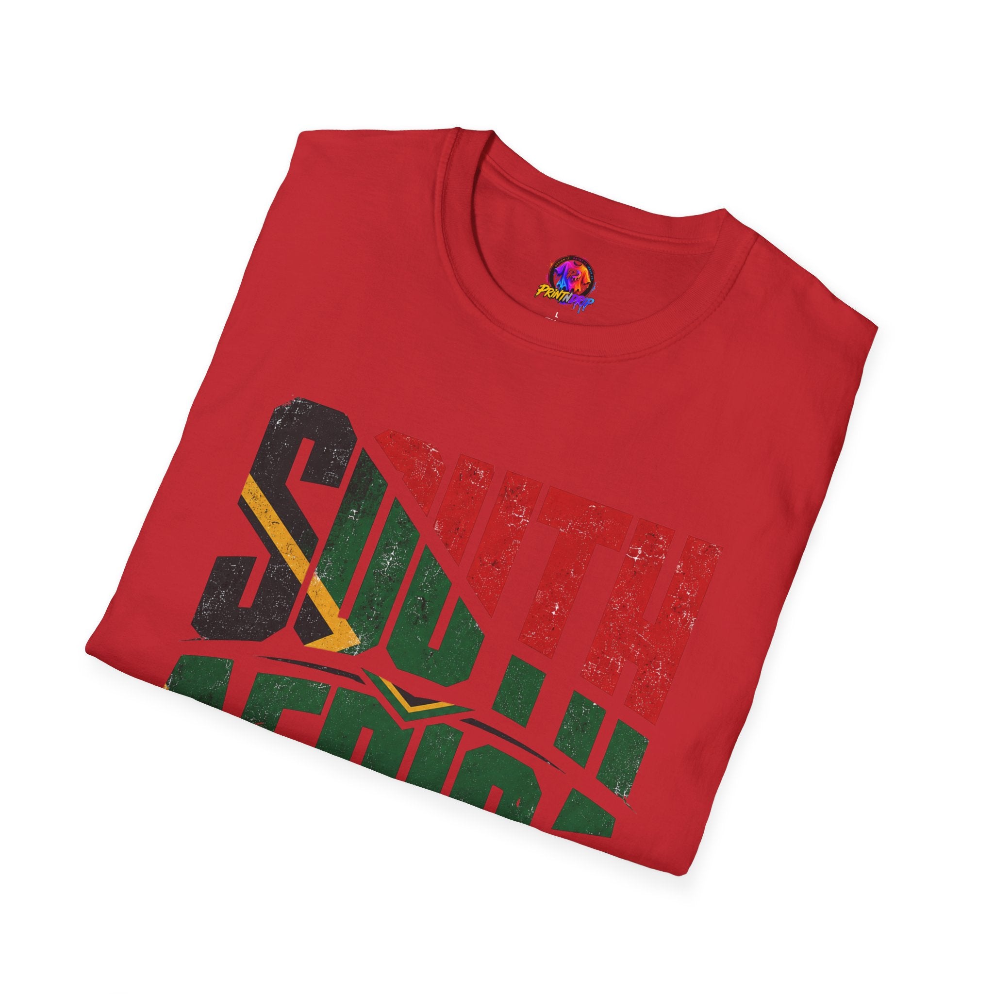 South Africa Soccer T-Shirt — Vintage Flag Football Fan Tee
