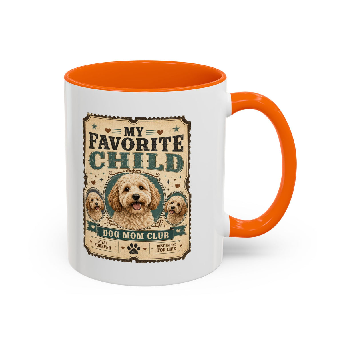 Milo Bailey Dog Dad Mom My Favorite Child Dog Mom Coffee Mug — Funny Dog Mom Gift