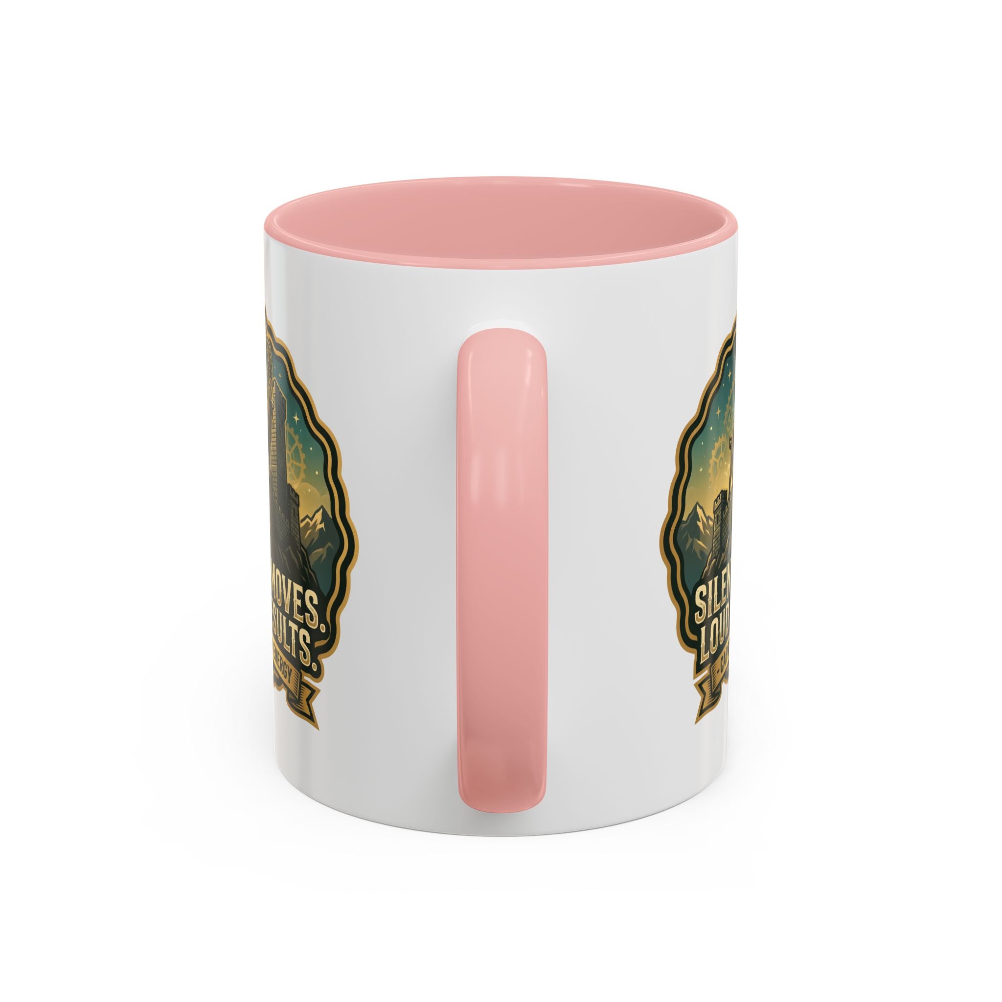 Capricorn Coffee Mug - "Silent Moves. Loud Results." Zodiac Goat Accent Mug