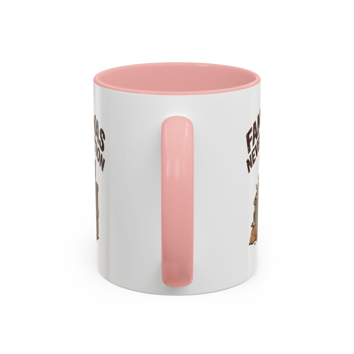 Funny And Witty "Famine Was Never An Option" Accent Coffee Mug (11, 15oz)