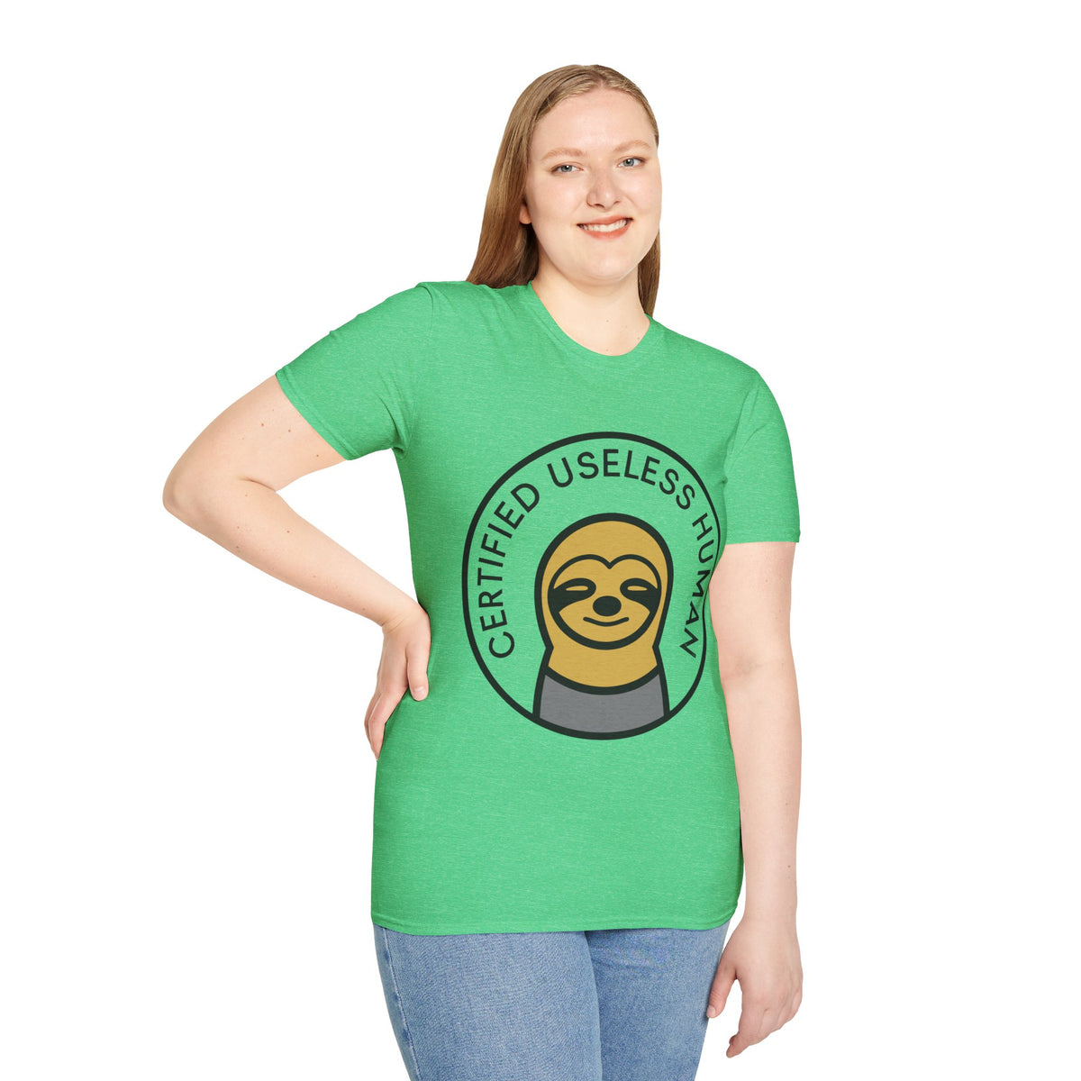 Certified Useless Human Sloth T-Shirt — Funny Lazy Sloth Graphic Tee - Trending Now - August 2026