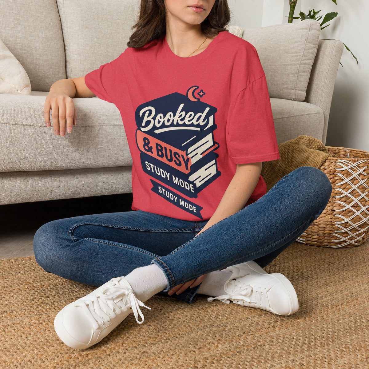 Booked & Busy T‑Shirt – Librarian/Book Lover Reading Gift - Trending Now - August 2026