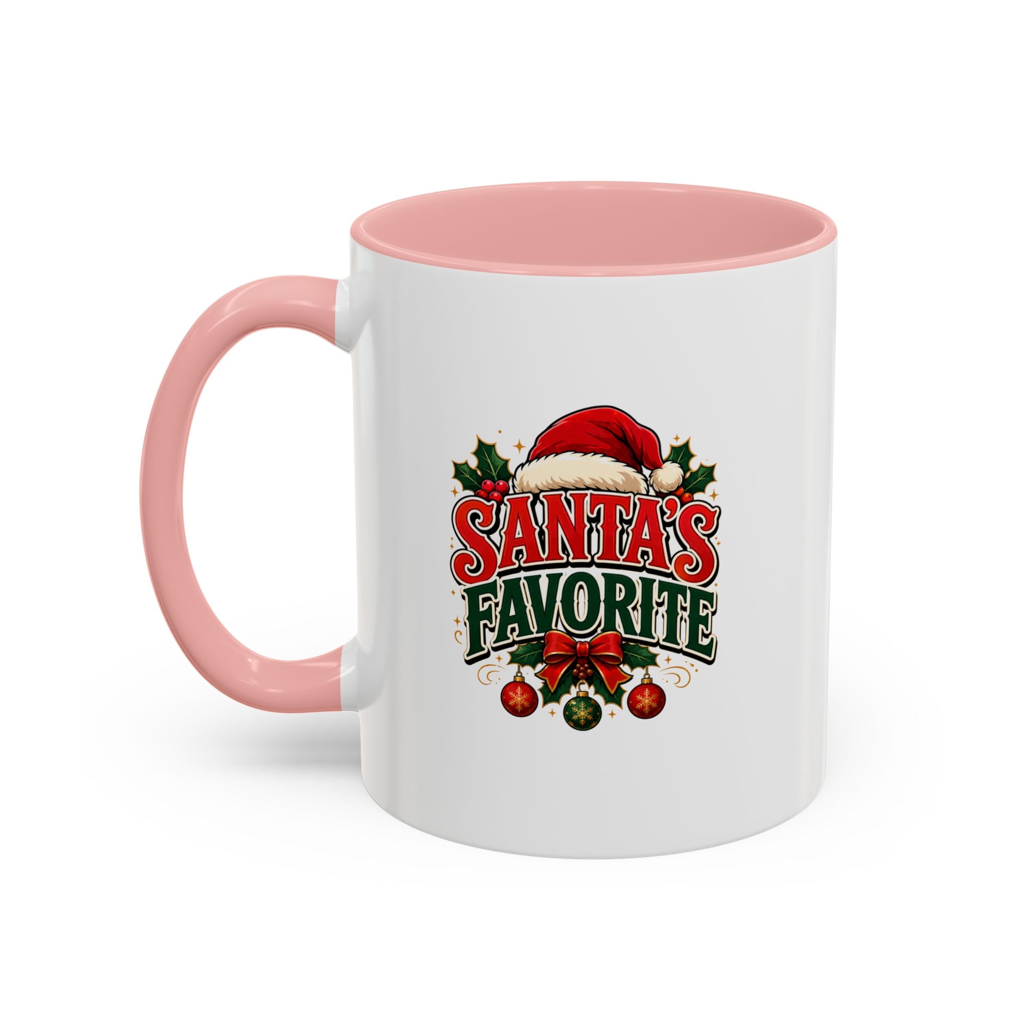 Santa's Favorite Accent Coffee Mug – Festive Holiday Ceramic Gift