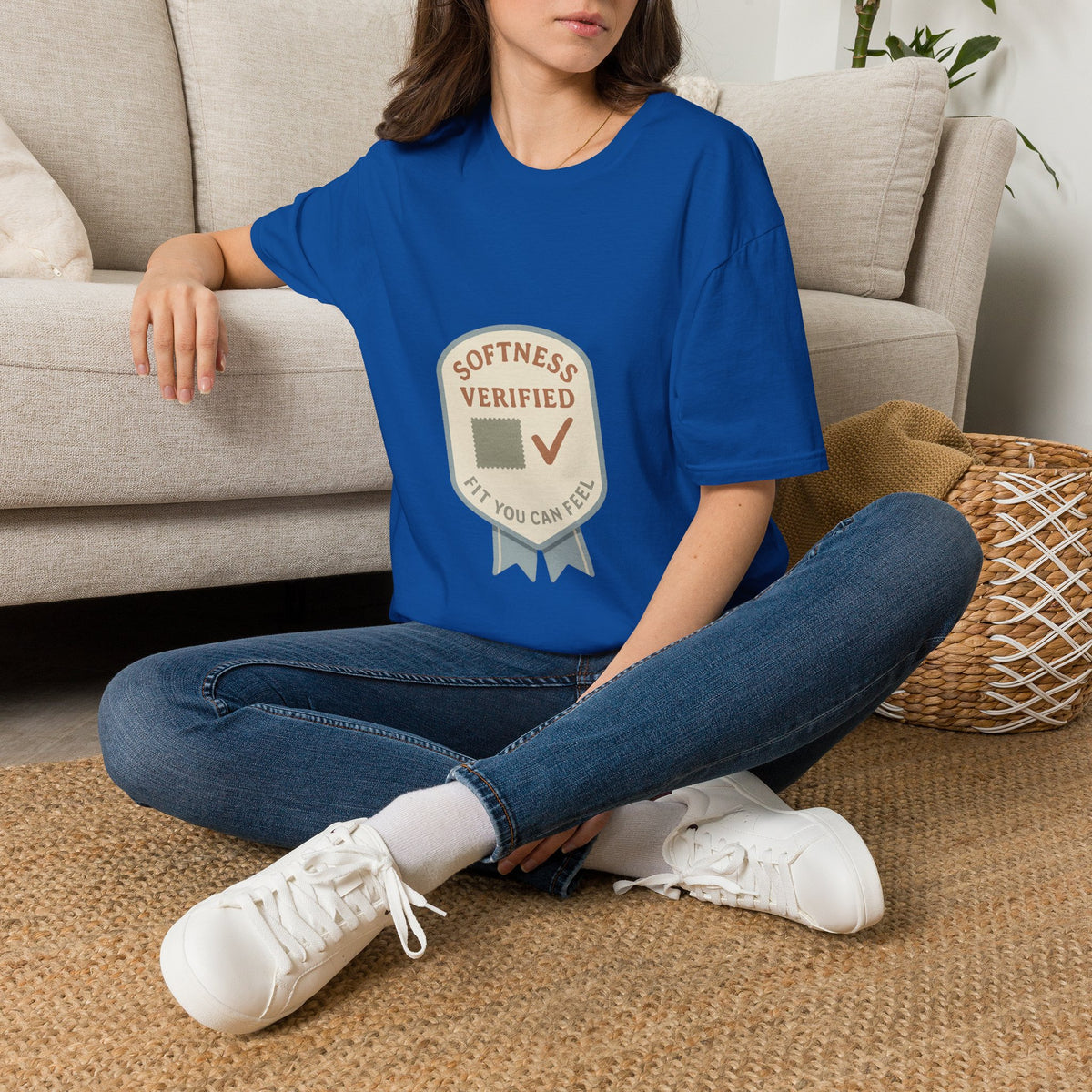Softness Verified Badge T-Shirt — Cozy Comfort Graphic Tee - Trending Now - October 2026