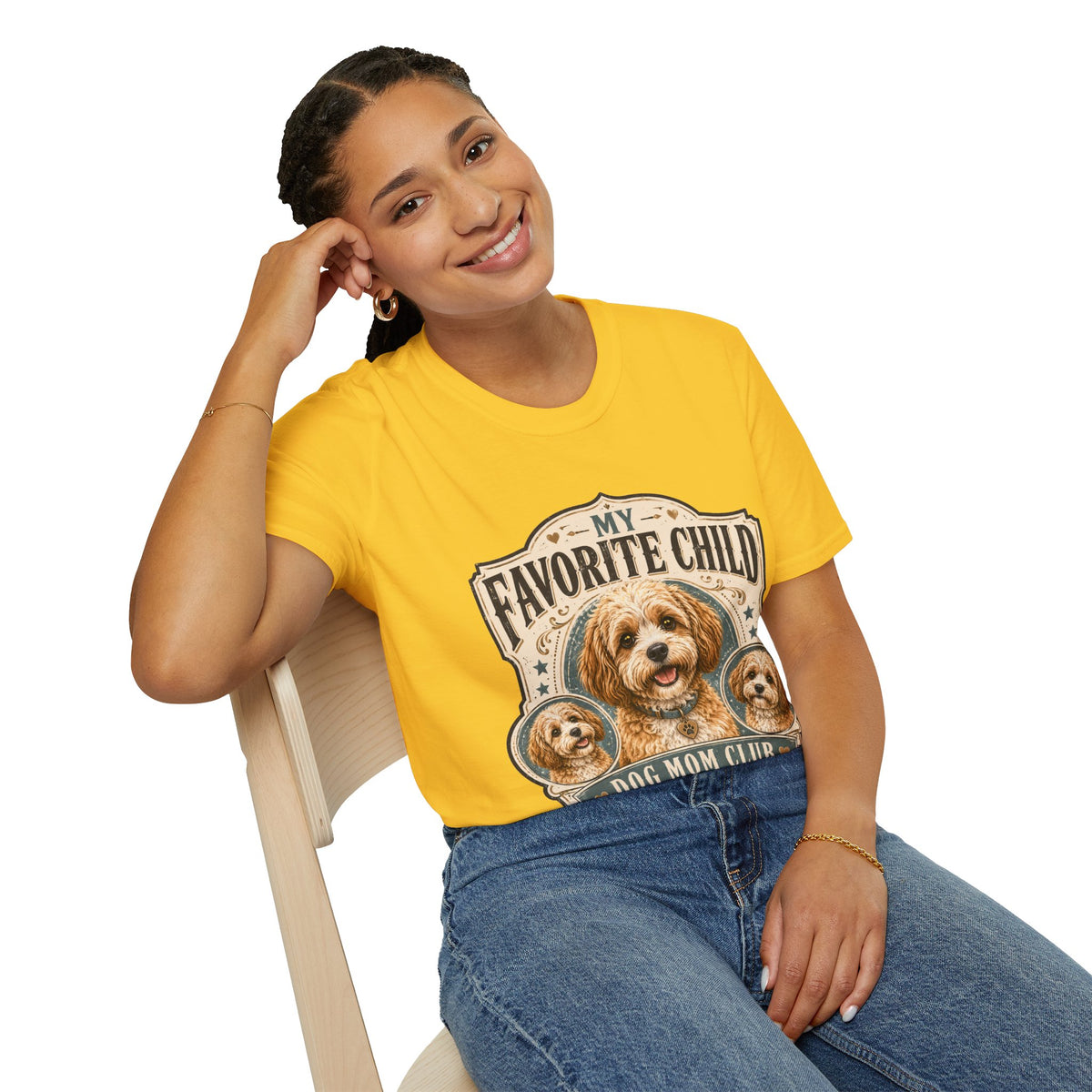 My Favorite Child Dog Mom Club T-Shirt — Cute Puppy Pet Lover Tee