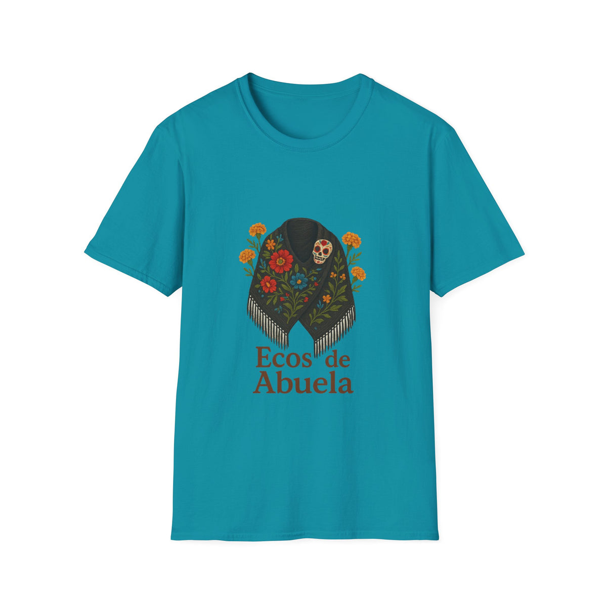 'Ecos de Abuela' Floral Graphic T-Shirt — Spanish Grandma Gift - Trending Now - October 2026