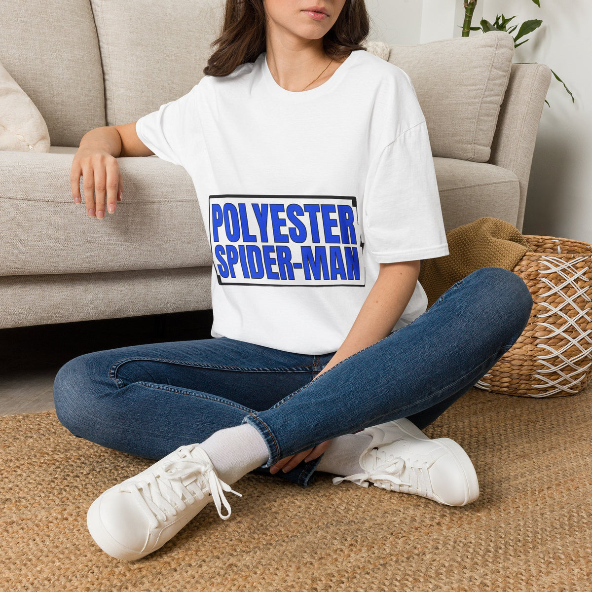 Polyester Spider-Man Industrial Box Tee - Funny Comic Slogan Graphic T-Shirt - Trending Now - September 2026