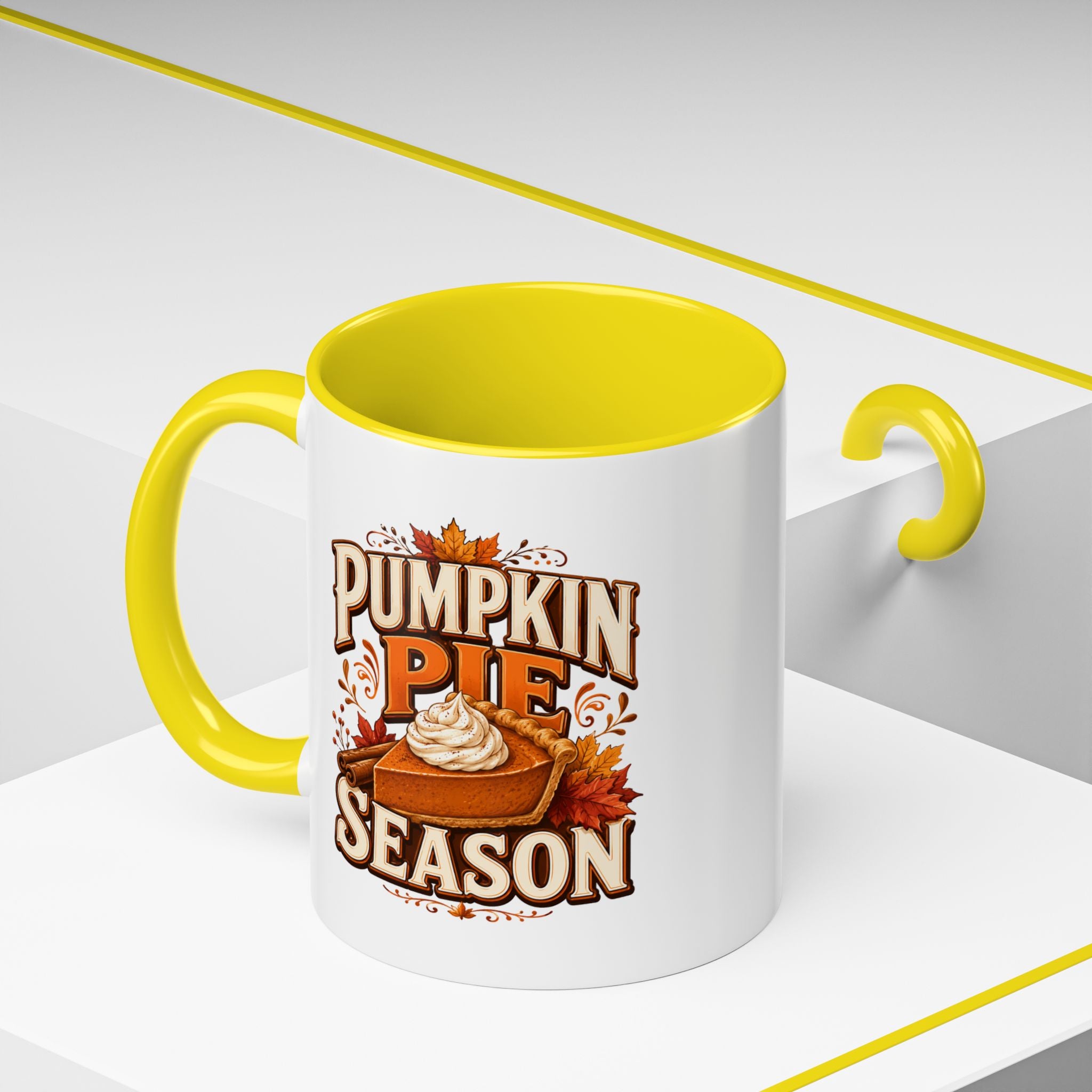 Thanksgiving Mug Pumpkin Pie Season Coffee Mug — Fall Thanksgiving Accent