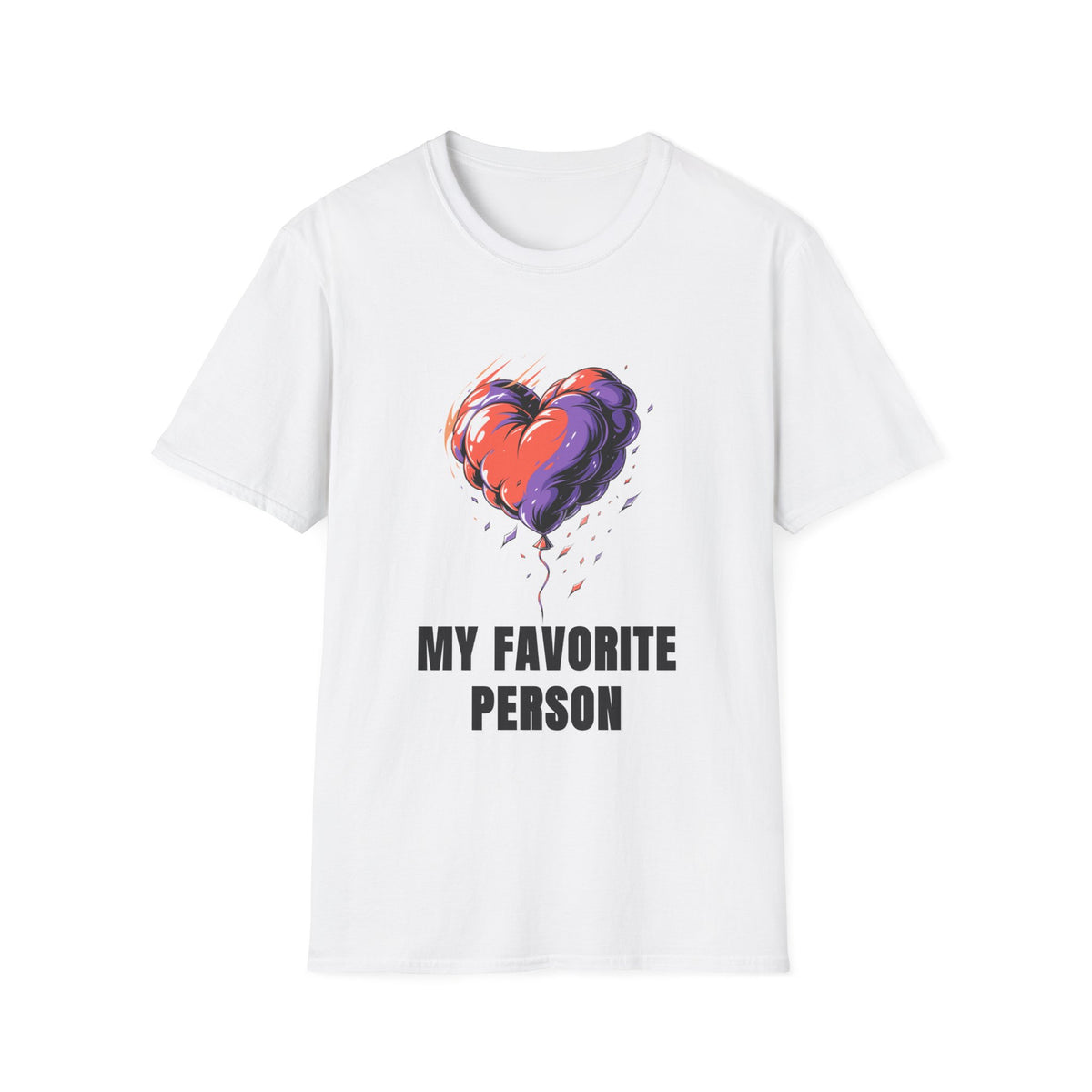 Heart Graphic T-Shirt — "My Favorite Person" Casual Tee - Trending Now - August 2026
